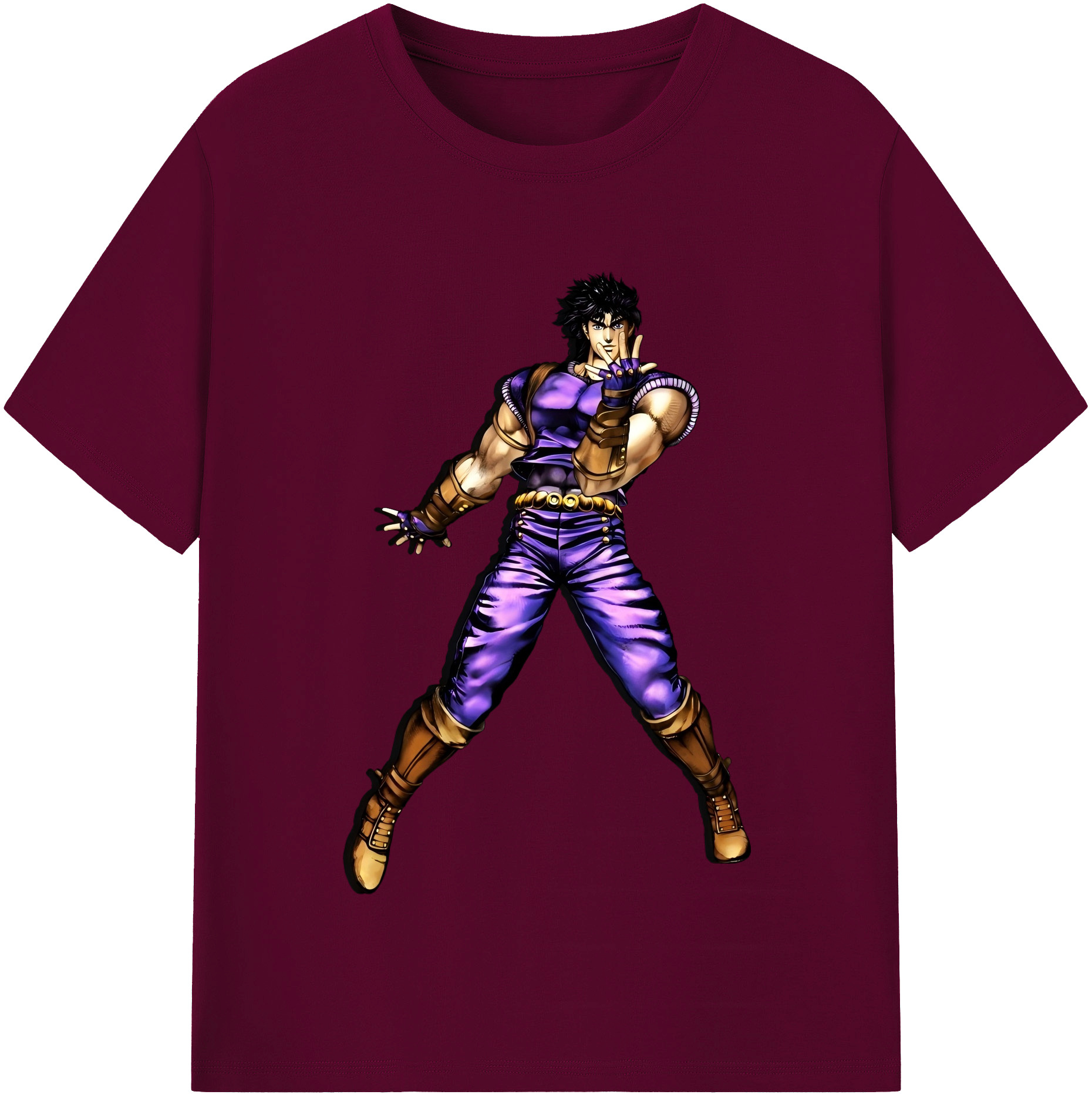 （画像用） ジョジョの奇妙な冒険 /ジョナサン?ジョースター JoJo's Bizarre Adventure Jonathan Joestar レディースカジュアルプリントTシャツ（綿100％）